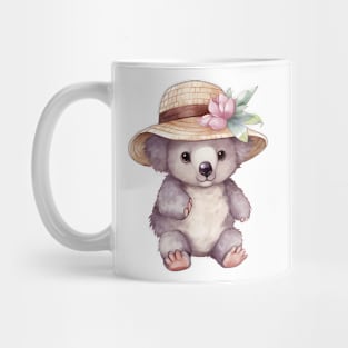 Koala in Straw Hat Mug